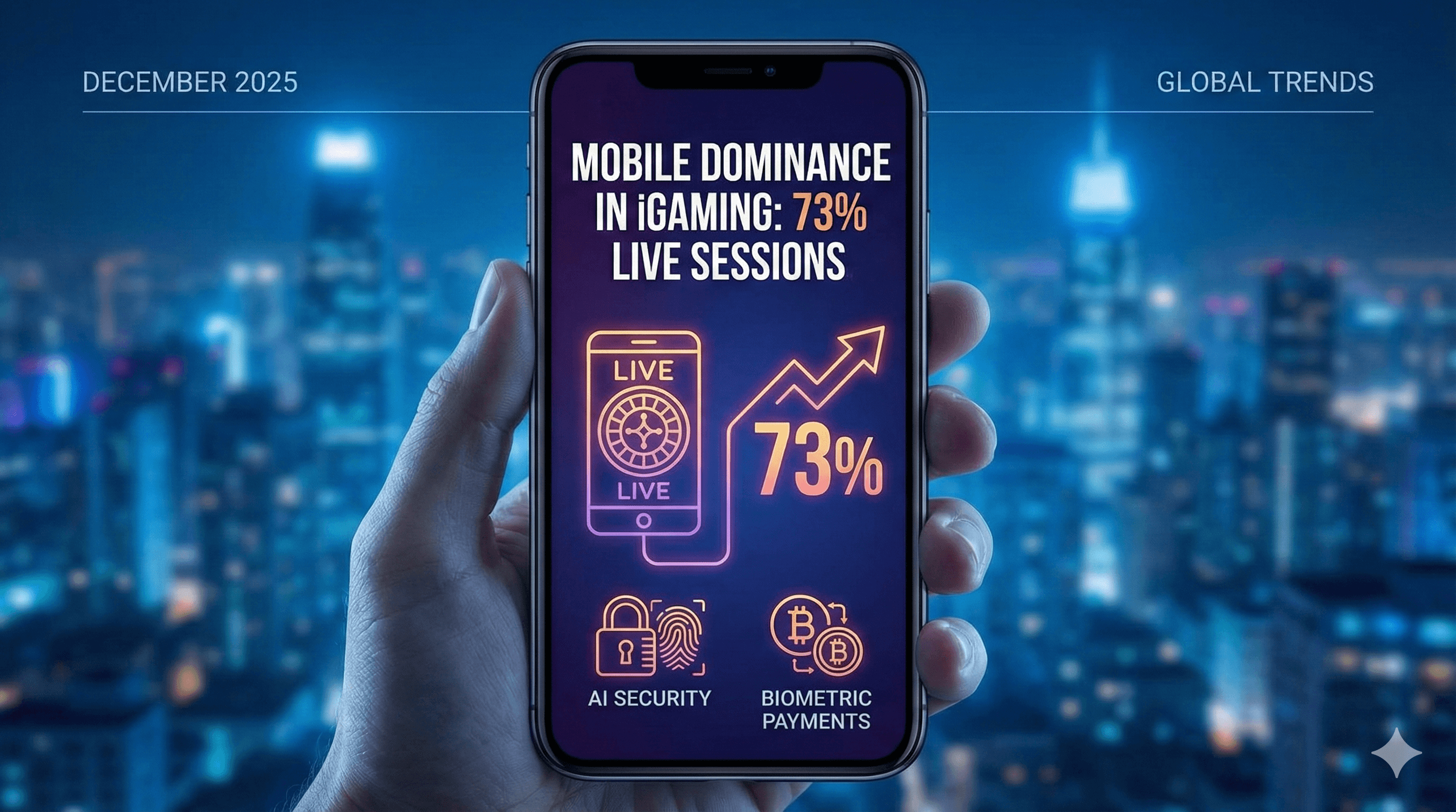 latest in mobile casinos: 73% live sessions on phones, Google Play age rules, AI fraud tools, and crypto payments
